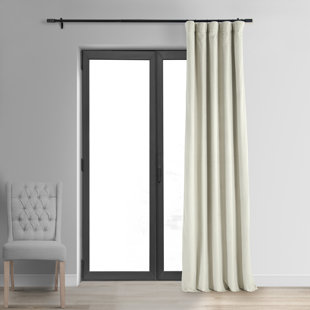 Rosette Velvet Curtains For Living Room | Wayfair